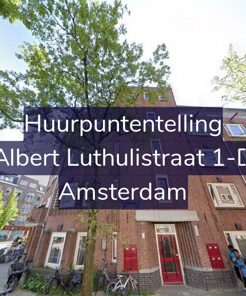 Foto gevel Huurpuntentelling voor Albert Luthulistraat 1-D, Amsterdam