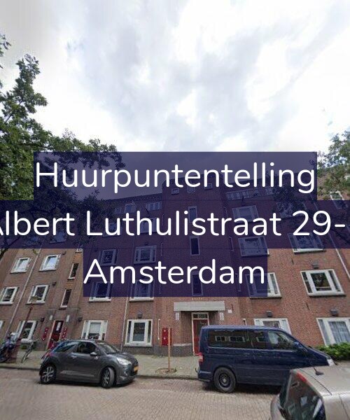 Foto gevel Huurpuntentelling voor Albert Luthulistraat 29-C, Amsterdam