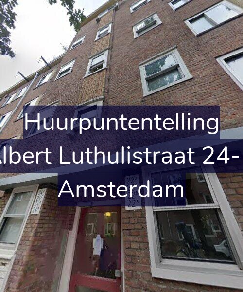 Foto gevel Huurpuntentelling voor Albert Luthulistraat 24-D, Amsterdam