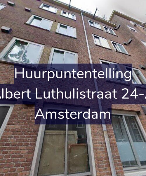 Foto gevel Huurpuntentelling voor Albert Luthulistraat 24-A, Amsterdam