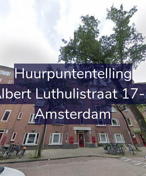 Foto gevel Huurpuntentelling voor Albert Luthulistraat 17-B, Amsterdam