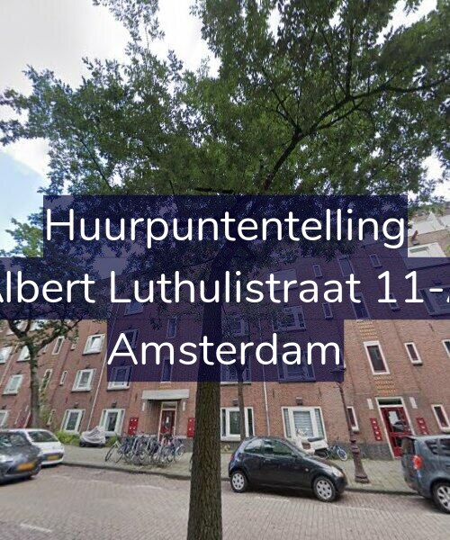 Foto gevel Huurpuntentelling voor Albert Luthulistraat 11-A, Amsterdam