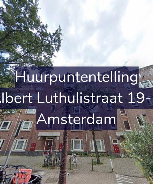 Foto gevel Huurpuntentelling voor Albert Luthulistraat 19-D, Amsterdam