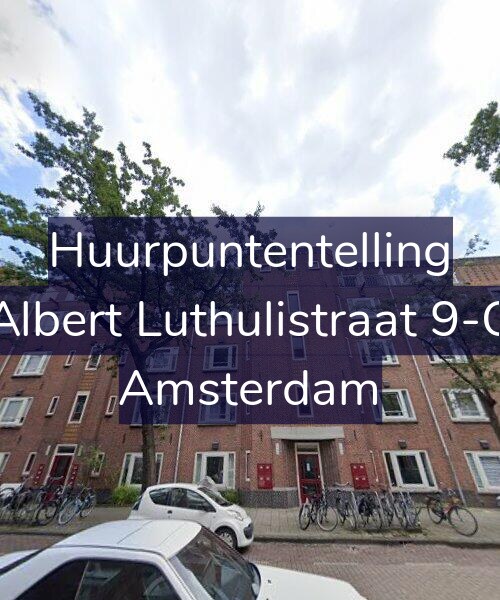 Foto gevel Huurpuntentelling voor Albert Luthulistraat 9-C, Amsterdam