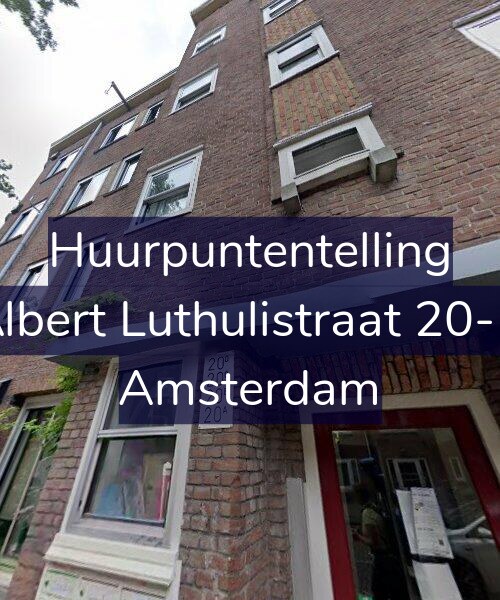 Foto gevel Huurpuntentelling voor Albert Luthulistraat 20-D, Amsterdam