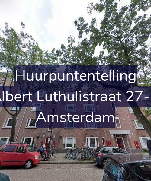 Foto gevel Huurpuntentelling voor Albert Luthulistraat 27-B, Amsterdam