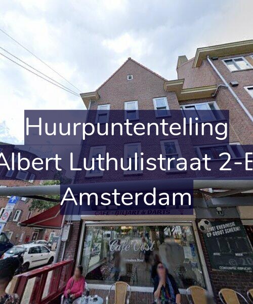 Foto gevel Huurpuntentelling voor Albert Luthulistraat 2-B, Amsterdam