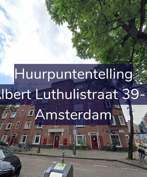 Foto gevel Huurpuntentelling voor Albert Luthulistraat 39-D, Amsterdam