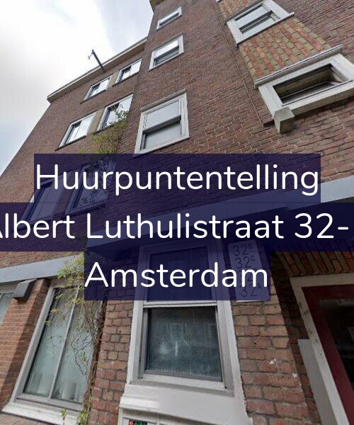 Foto gevel Huurpuntentelling voor Albert Luthulistraat 32-D, Amsterdam