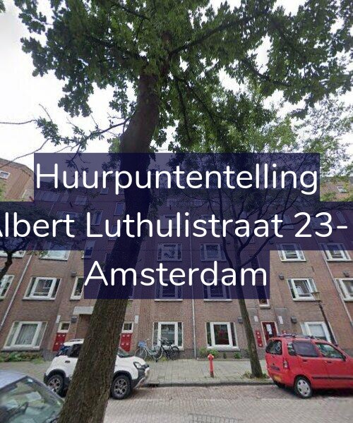 Foto gevel Huurpuntentelling voor Albert Luthulistraat 23-D, Amsterdam