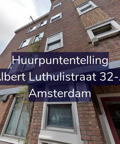 Foto gevel Huurpuntentelling voor Albert Luthulistraat 32-A, Amsterdam