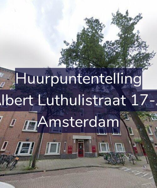 Foto gevel Huurpuntentelling voor Albert Luthulistraat 17-A, Amsterdam