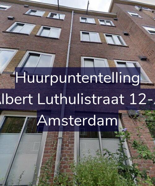 Foto gevel Huurpuntentelling voor Albert Luthulistraat 12-A, Amsterdam