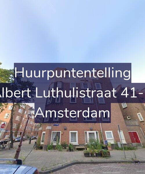 Foto gevel Huurpuntentelling voor Albert Luthulistraat 41-C, Amsterdam