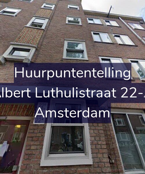 Foto gevel Huurpuntentelling voor Albert Luthulistraat 22-A, Amsterdam