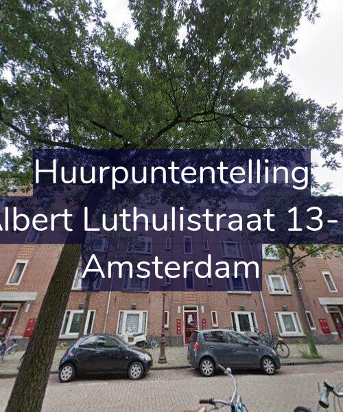 Foto gevel Huurpuntentelling voor Albert Luthulistraat 13-D, Amsterdam