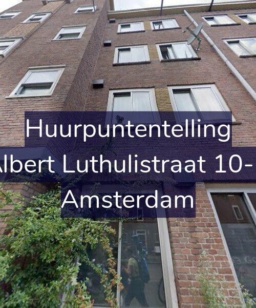 Foto gevel Huurpuntentelling voor Albert Luthulistraat 10-C, Amsterdam