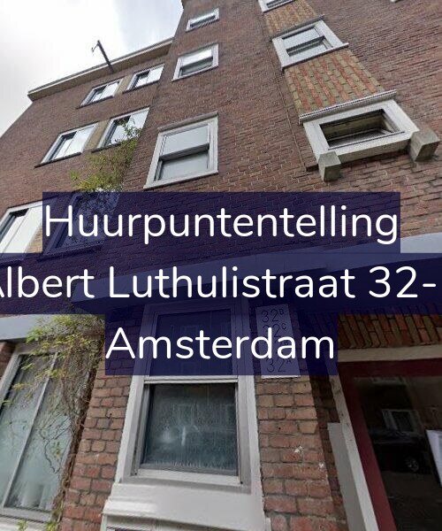 Foto gevel Huurpuntentelling voor Albert Luthulistraat 32-B, Amsterdam