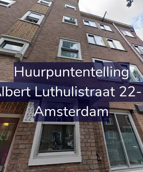 Foto gevel Huurpuntentelling voor Albert Luthulistraat 22-C, Amsterdam