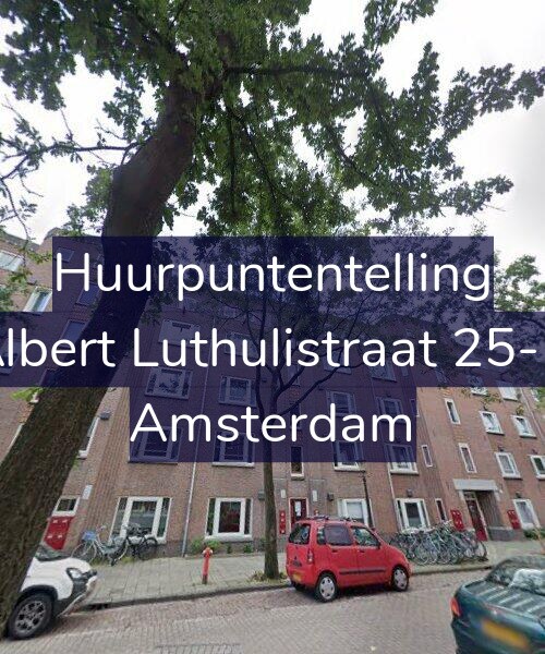 Foto gevel Huurpuntentelling voor Albert Luthulistraat 25-D, Amsterdam