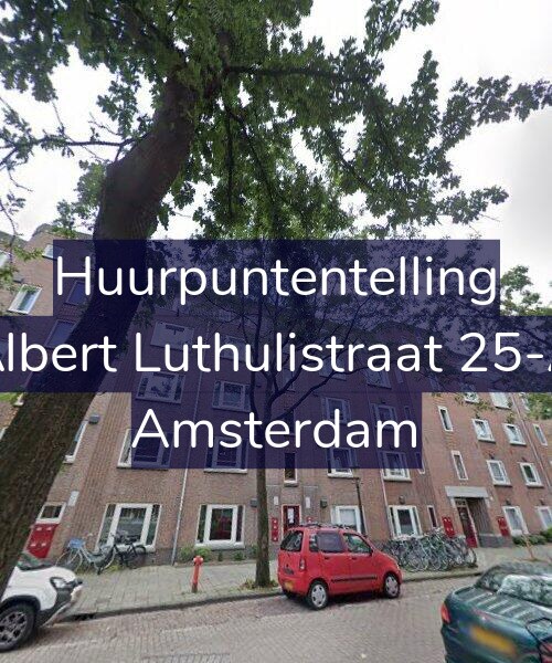 Foto gevel Huurpuntentelling voor Albert Luthulistraat 25-A, Amsterdam