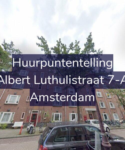 Foto gevel Huurpuntentelling voor Albert Luthulistraat 7-A, Amsterdam