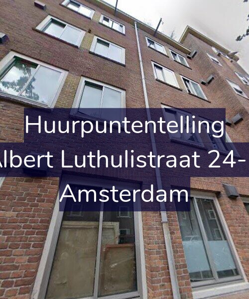 Foto gevel Huurpuntentelling voor Albert Luthulistraat 24-B, Amsterdam