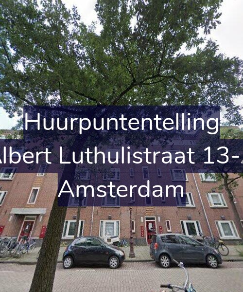 Foto gevel Huurpuntentelling voor Albert Luthulistraat 13-A, Amsterdam