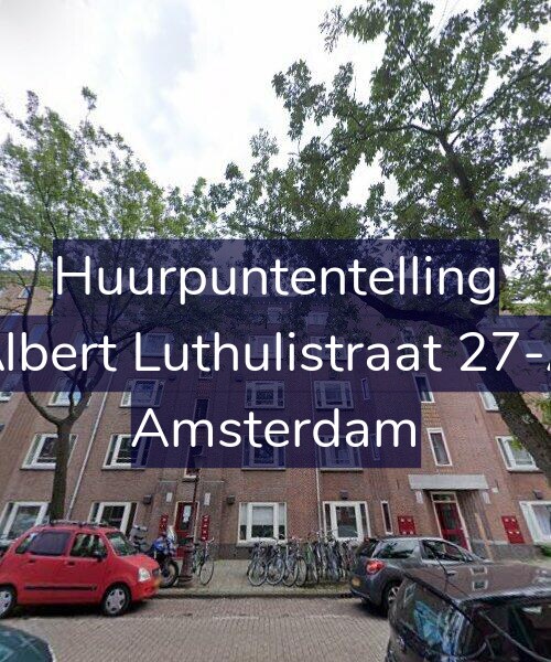 Foto gevel Huurpuntentelling voor Albert Luthulistraat 27-A, Amsterdam