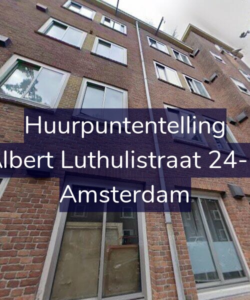 Foto gevel Huurpuntentelling voor Albert Luthulistraat 24-C, Amsterdam