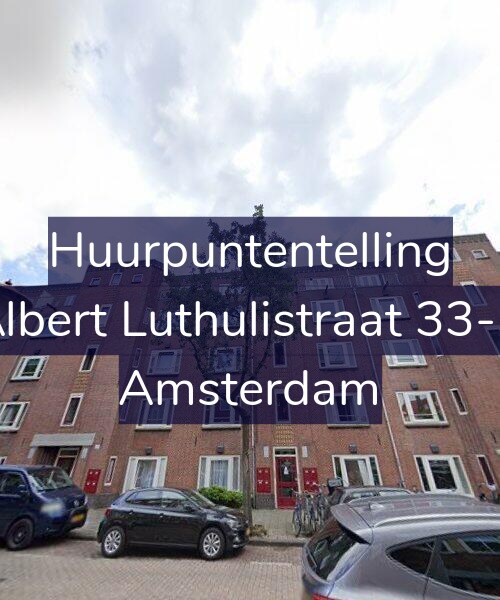 Foto gevel Huurpuntentelling voor Albert Luthulistraat 33-B, Amsterdam