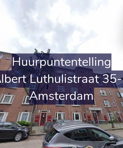 Foto gevel Huurpuntentelling voor Albert Luthulistraat 35-B, Amsterdam