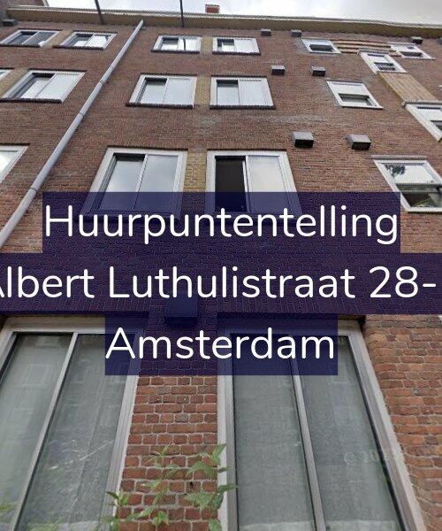 Foto gevel Huurpuntentelling voor Albert Luthulistraat 28-C, Amsterdam