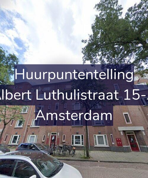 Foto gevel Huurpuntentelling voor Albert Luthulistraat 15-A, Amsterdam
