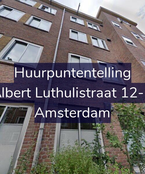 Foto gevel Huurpuntentelling voor Albert Luthulistraat 12-C, Amsterdam