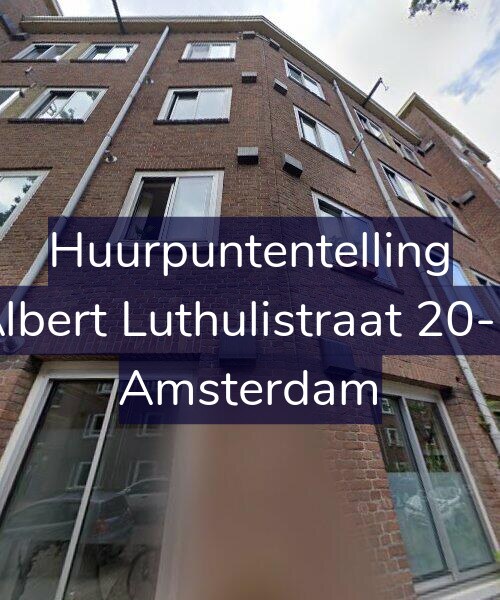 Foto gevel Huurpuntentelling voor Albert Luthulistraat 20-C, Amsterdam