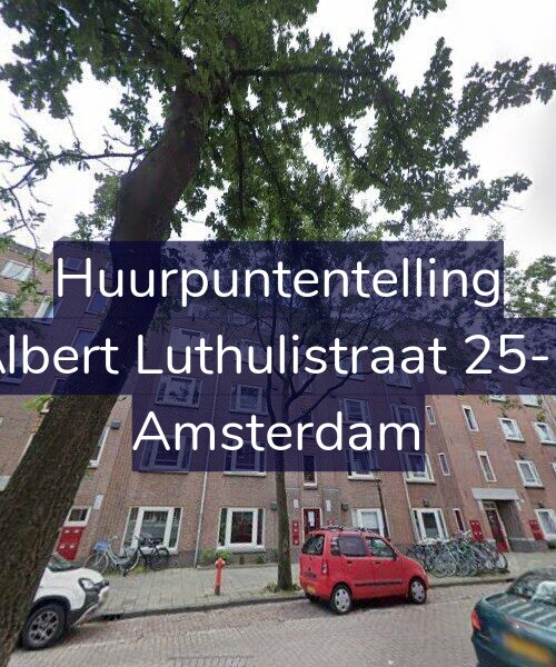 Foto gevel Huurpuntentelling voor Albert Luthulistraat 25-C, Amsterdam