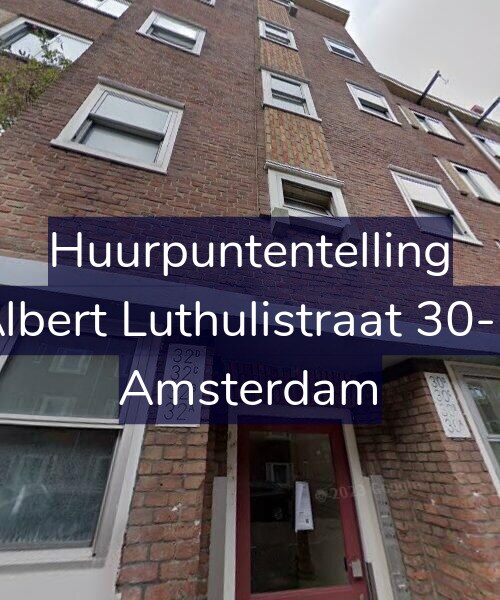 Foto gevel Huurpuntentelling voor Albert Luthulistraat 30-C, Amsterdam