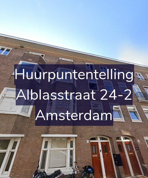 Foto gevel Huurpuntentelling voor Alblasstraat 24-2, Amsterdam