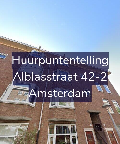 Foto gevel Huurpuntentelling voor Alblasstraat 42-2, Amsterdam
