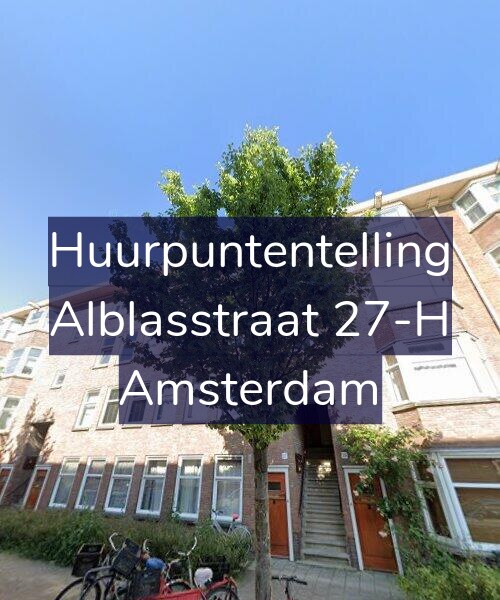 Foto gevel Huurpuntentelling voor Alblasstraat 27-H, Amsterdam
