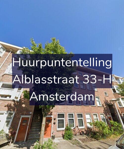 Foto gevel Huurpuntentelling voor Alblasstraat 33-H, Amsterdam