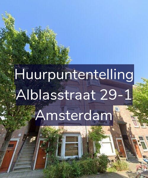 Foto gevel Huurpuntentelling voor Alblasstraat 29-1, Amsterdam