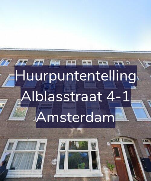 Foto gevel Huurpuntentelling voor Alblasstraat 4-1, Amsterdam