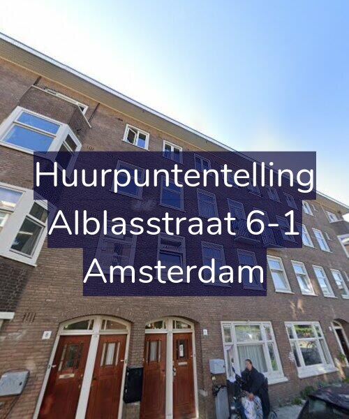 Foto gevel Huurpuntentelling voor Alblasstraat 6-1, Amsterdam