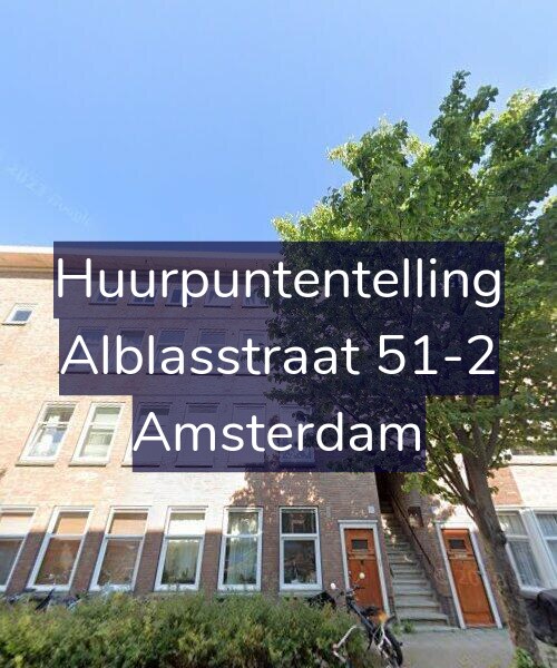 Foto gevel Huurpuntentelling voor Alblasstraat 51-2, Amsterdam