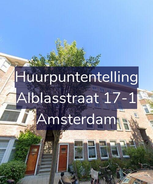 Foto gevel Huurpuntentelling voor Alblasstraat 17-1, Amsterdam