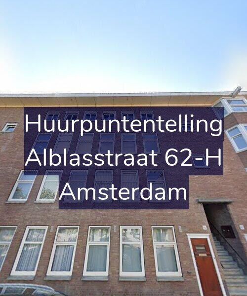 Foto gevel Huurpuntentelling voor Alblasstraat 62-H, Amsterdam