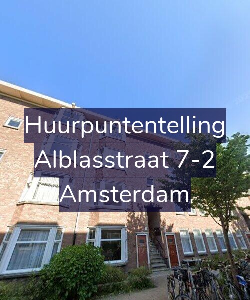 Foto gevel Huurpuntentelling voor Alblasstraat 7-2, Amsterdam