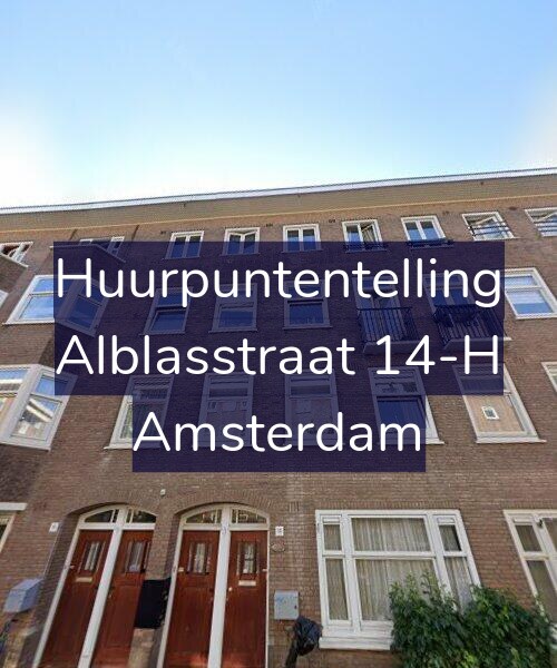 Foto gevel Huurpuntentelling voor Alblasstraat 14-H, Amsterdam